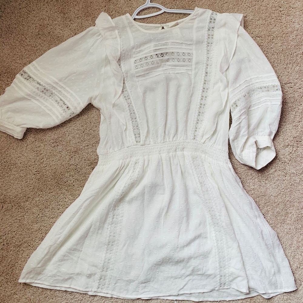Beautiful White Dress By H&M
